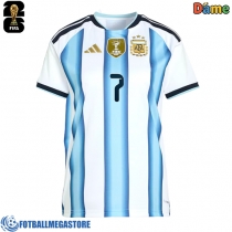 Fotballdrakt Dame Argentina Rodrigo De Paul #7 Hjemmedrakt VM 2026 Kortermet